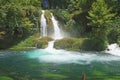 Duden waterfalls carve through karst