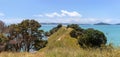 Duder Regional Park picturesque landscape panoramic view, Auckland, New Zealand