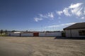 Dudgeon Park is the home of Highland League team Brora Rangers Football Club in Scotland Royalty Free Stock Photo