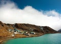 Dudh pokhari lake, gokyo, Arakam ts Royalty Free Stock Photo