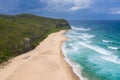 Dudley Beach - Newcastle Australia - Aerial view Royalty Free Stock Photo