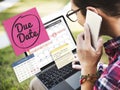 Due Date Appointment Day Event Important Concept