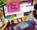 Due Date Appointment Day Event Important Concept