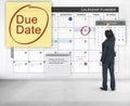 Due Date Deadline Payment Bill Important Notice Concept Royalty Free Stock Photo