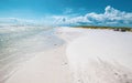 Dueodde beach of Bornholm Denmark