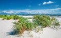 Dueodde beach on the south coast of Dueodde, Bornholm, Denmark