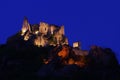 Duernstein castle by night