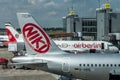 DUESSELDORF, GERMANY - 03.09.2017 Aircraft of the Niki Airlines Airberlin partner at the airport