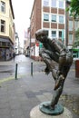 Cute statue in Downtown Duesseldorf