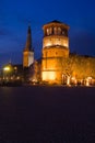 Duesseldorf old town at night Royalty Free Stock Photo