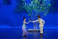 Meet in the mulberry garden-The first act: the mulberry garden-Epic dance drama `Silk Princess` Royalty Free Stock Photo