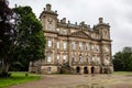 Duff House building with collection of paintings in Banff, Aberdeenshire, Scotland in Scottish rainy weather Royalty Free Stock Photo