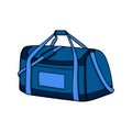 Duffel bag design vector Royalty Free Stock Photo