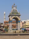 Dufferin Clock Tower and elephant statues