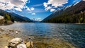 Duffey Lake in the Coast Mountain Range between Pemberton and Lillooet