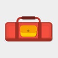 Duffle bag vector illustration