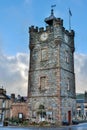 Dufftown Clock Tower in Dufftown, Scotland Royalty Free Stock Photo