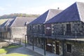 View over the Glenfiddich whisky distillery in the Speyside