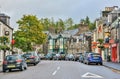 Church Street in Dufftown, Scotland Royalty Free Stock Photo