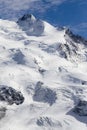 The Dufourspitze Royalty Free Stock Photo