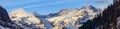 Dufourspitze landscape from Gressoney Royalty Free Stock Photo