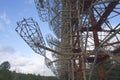 Duga is a Soviet over-the-horizon radar station for an early detection system for ICBM launches Royalty Free Stock Photo