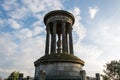 Dugald Stewart monument on Calton Hill in Edinburgh Royalty Free Stock Photo