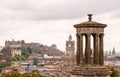 Dugald stewart monument in edinburgh Royalty Free Stock Photo