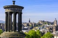 The Dugald Stewart Monument in Edinburgh, Scotland Royalty Free Stock Photo
