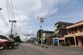 Dugong Statue on Public Street Light