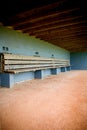 Dugout Empty Royalty Free Stock Photo