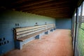 Dugout Empty Royalty Free Stock Photo