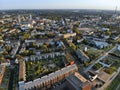 Duisburg city aerial view