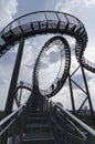 Duisburg, Germany - May 17, 2015: Tiger and Turtle sculpture in