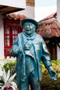 Monument to The Romulo Indian at the beautiful touristic place called Pueblito Boyacense located