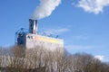 A.V.R a waste incinerator in Duiven, Netherlands Royalty Free Stock Photo