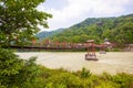 Dujiang Weir scenery Royalty Free Stock Photo