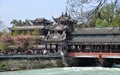 Dujiangyan, China: Nan Qiao Bridge Royalty Free Stock Photo