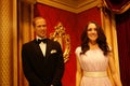 Duke and Duchess of Cambridge Wax Figures