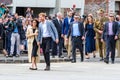 Meghan and Harry during the Australian tour Royalty Free Stock Photo