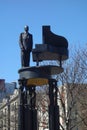 Duke Ellington Statue Royalty Free Stock Photo