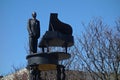 Duke Ellington Statue Royalty Free Stock Photo