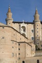 Duke palace - Urbino Royalty Free Stock Photo