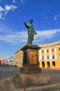 Statue of Duke Richelieu - Odessa, Ukraine Royalty Free Stock Photo