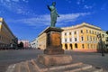 Statue of Duke Richelieu - Odessa, Ukraine Royalty Free Stock Photo