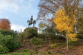 Duke of Wellington statue in Aldershot Royalty Free Stock Photo