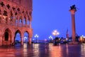 Duks palace on st. Marks square in Venice Italy Royalty Free Stock Photo