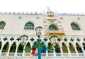 Duks palace on st. Marks square, Venice Italy Royalty Free Stock Photo