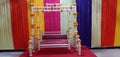 Dulha and Dulhan Jhula sofa Decoration