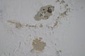 dull walls, house paint damaged by water erosion